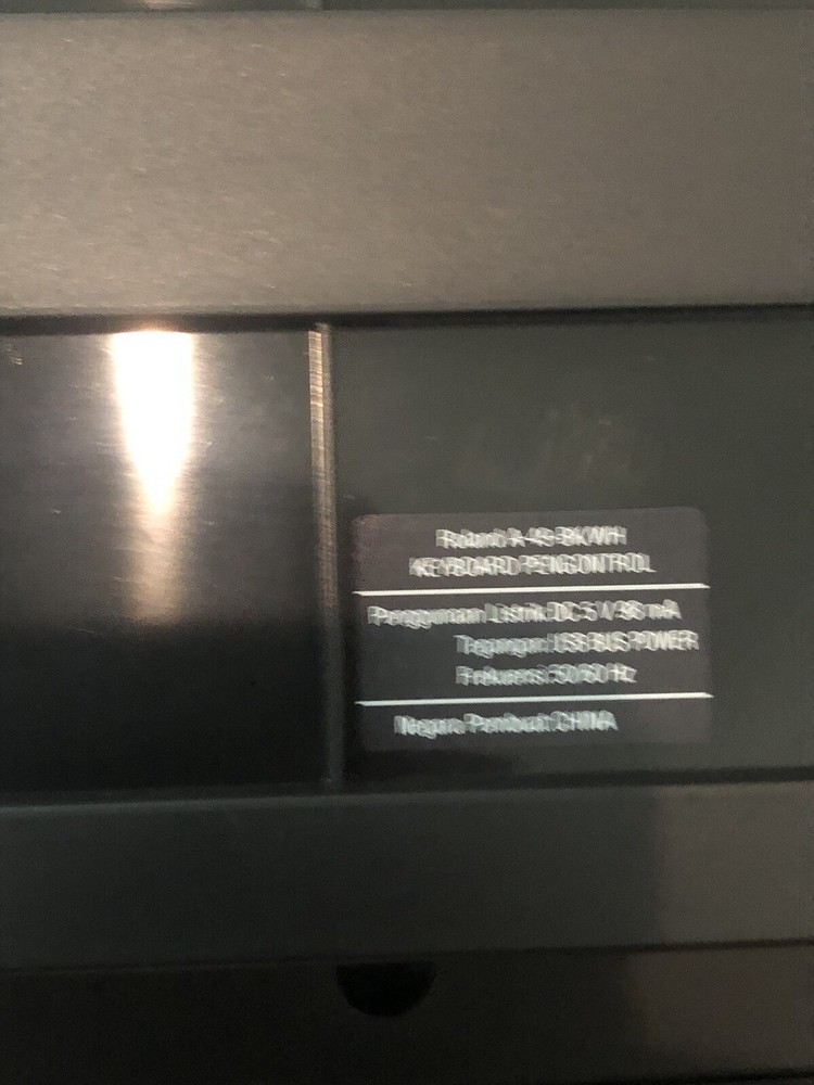 Roland A49BK 49 Key USB MIDI Controller - Black