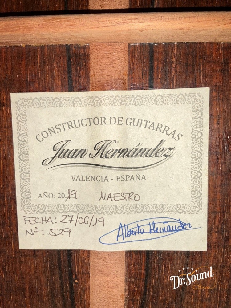 Juan Hernandez Maestro S, 2019 model.