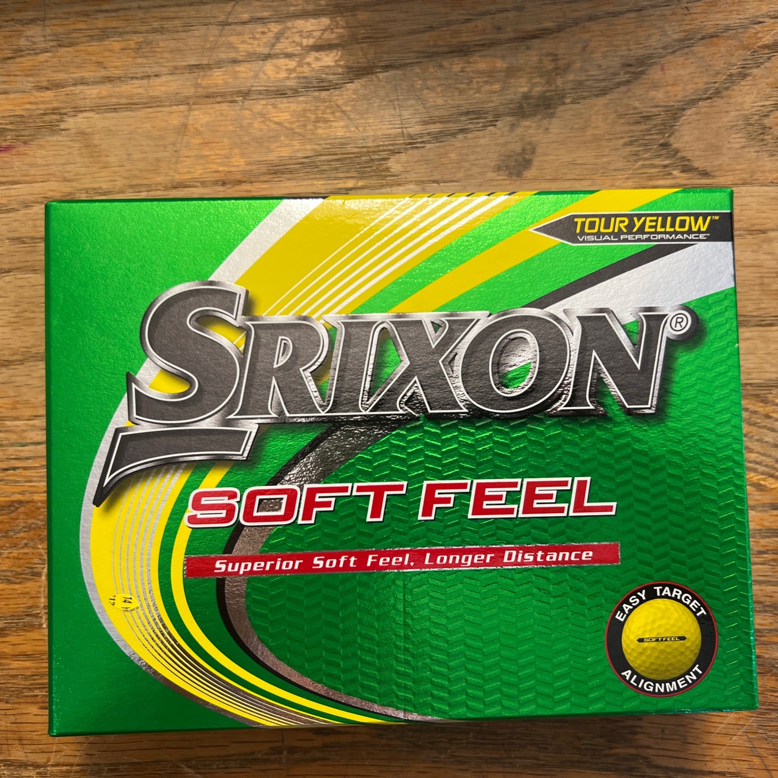 SRIXON SOFT FEEL TOUR GOLF BALLS TOUR YELLOW PACK OF 12 BRAND NEW