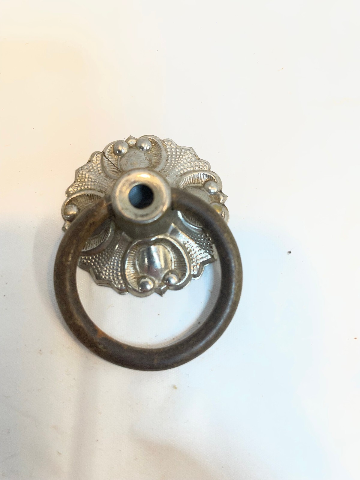 Antique Ornate Metal Victorian Antique Drawer Pulls Cabinet Handles - Lot of 3