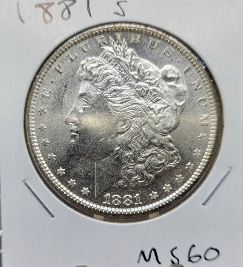 1881 S U.S. Morgan 90% Silver Dollar