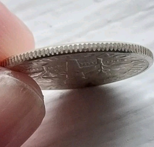 Silver 1964 Dime No Mint Mark- partial bands