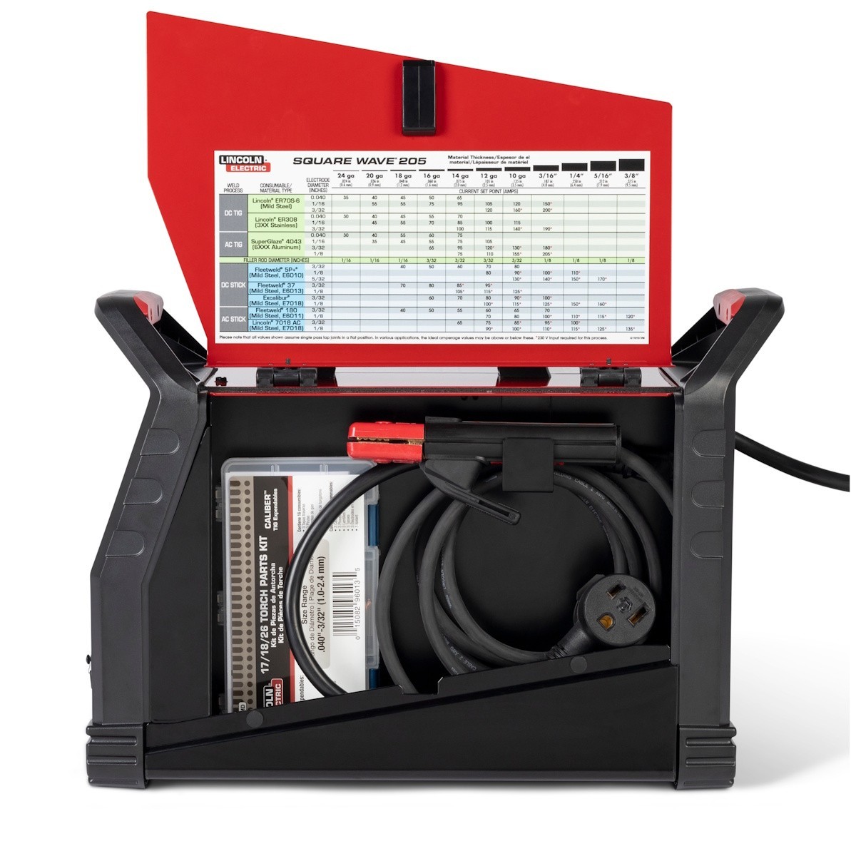 Lincoln Square Wave 205 AC/DC TIG/Stick Welder (K5613-1)