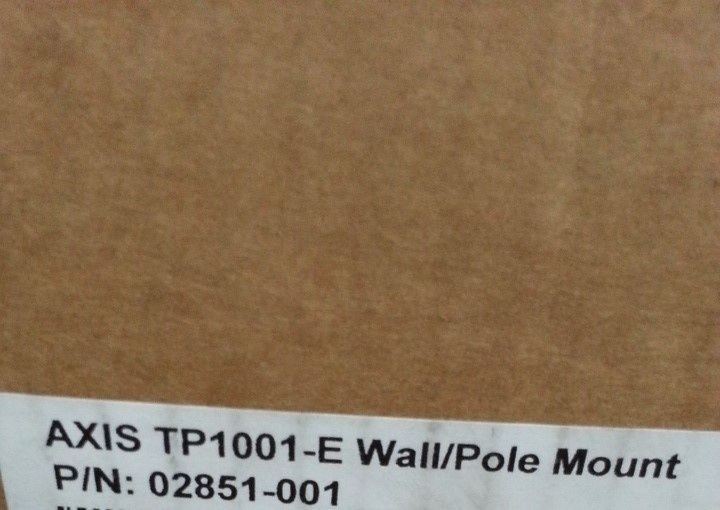AXIS COMMUNICATIONS TP1001-E Wall/Pole Mount White For Axis Fixed Dome Cameras