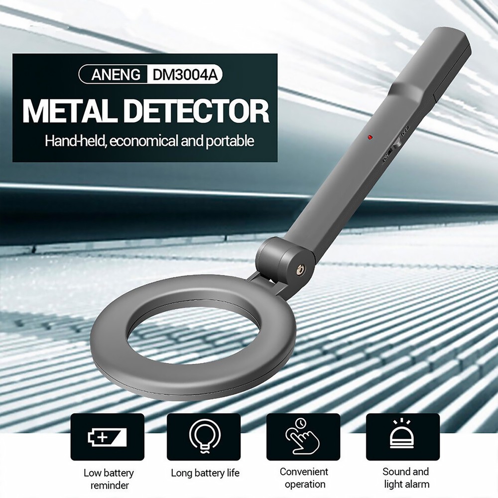 Handheld Metal Detector Airport Security Scanner High Sensitive Testing Tool d