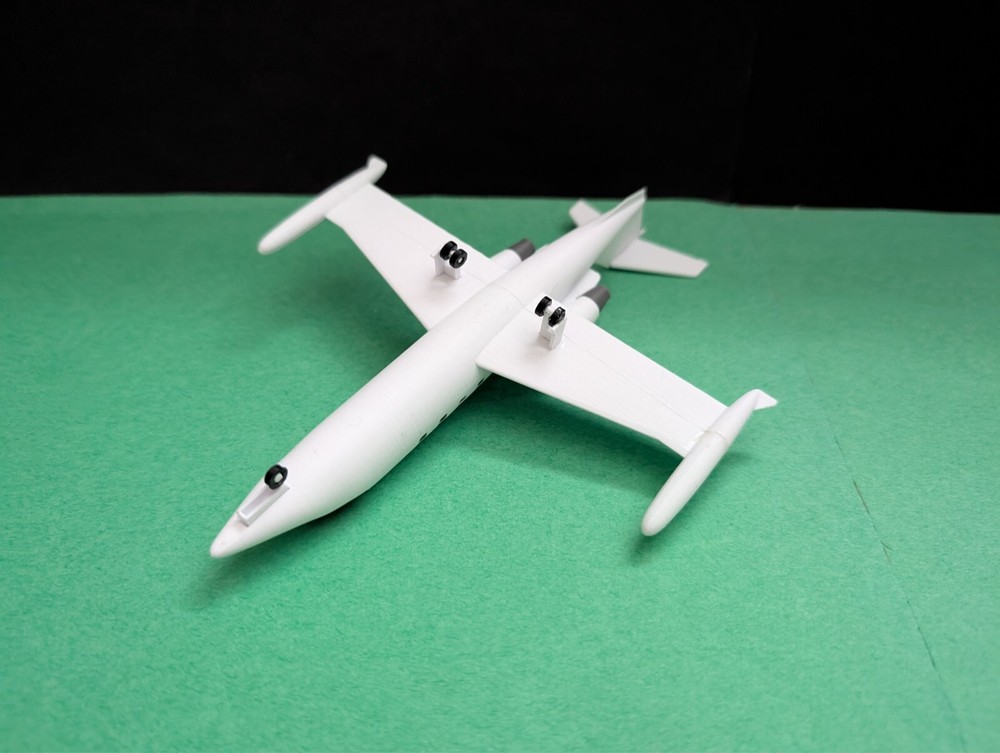HO 1:87 scale Lear Jet Microsoft Flight Simulator Jet Bombardier business jet
