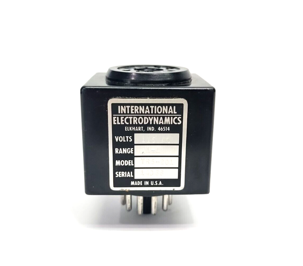 International Electrodynamics TR5-201 Time Delay Increase Relay, .1-1 Sec 120VAC
