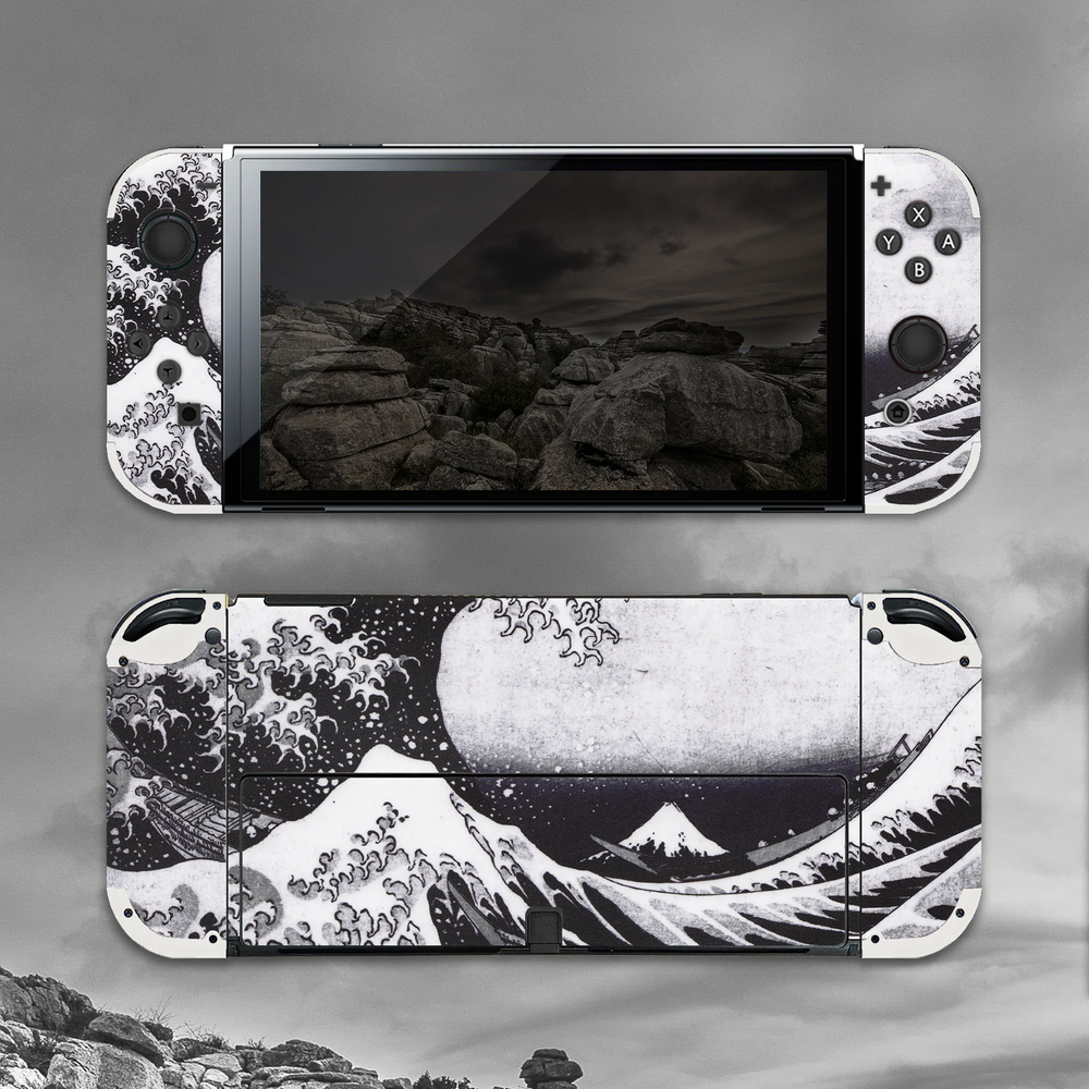 Wave Skin - Japanese Nintendo Switch Lite OLED Wrap