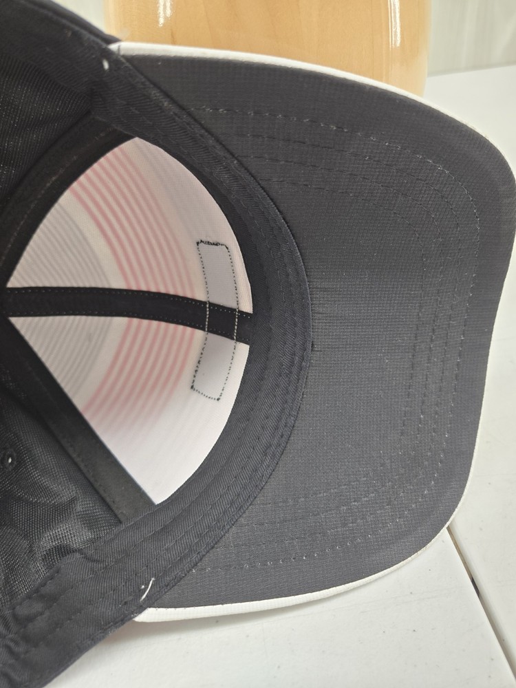 AUDI StrapBack Mesh Trucker Hat Panel Cap Black White