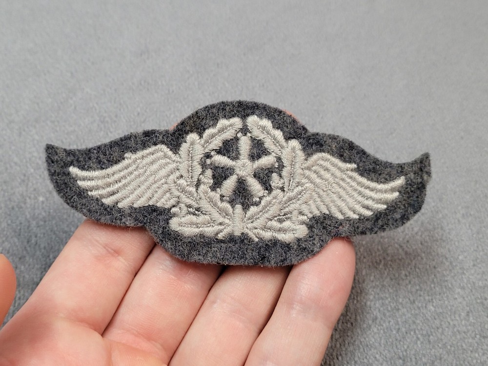 German WW2 Luftwaffe Flight Technical Personnel Mechanics Trade Patch Bring Back