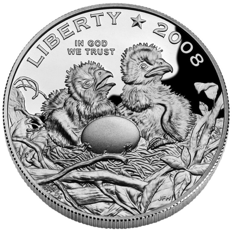 (1) 2008 S Bald Eagle Half Dollar Proof Commemorative Coin w/ Box & COA