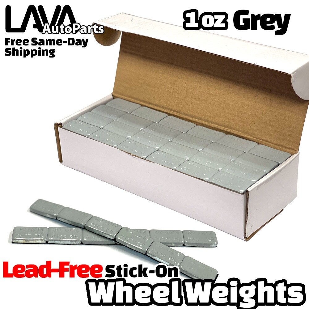1 Box 1 oz Grey Wheel Weights Stick-on Adhesive Tape Total 144 Pcs Lead-Free