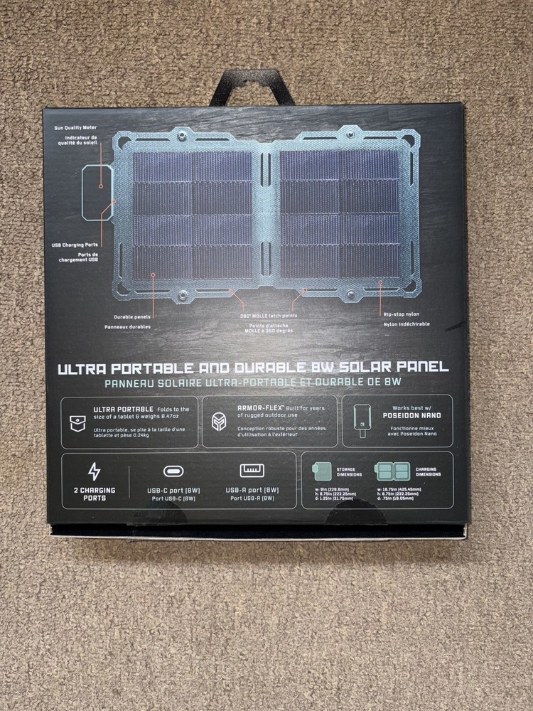 DARK ENERGY SOLAR PANEL 8W made by SPECTRE