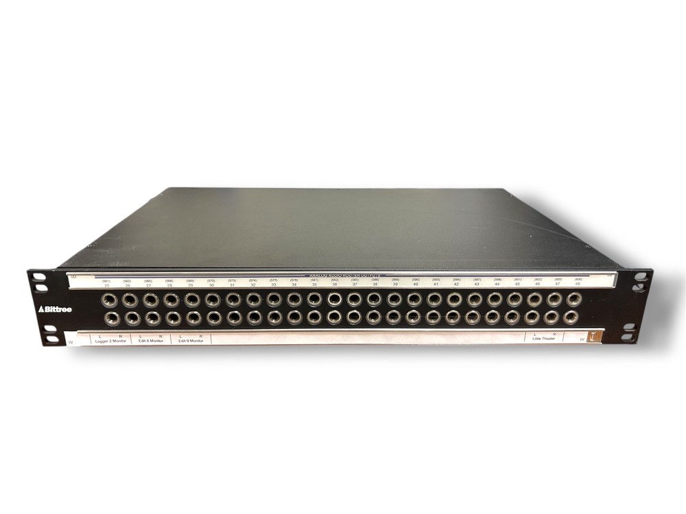 Bittree B48DC-HNLIH/E3 Patchbay 24 Console Inputs M2OU12L Black