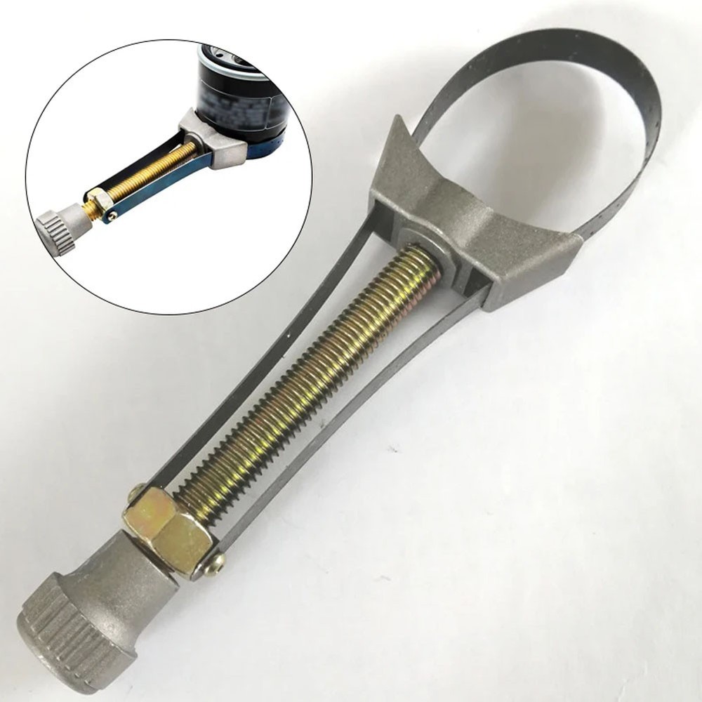 Universal Car Adjustable Oil Filter Removal Strap Wrenchs Removal Tool