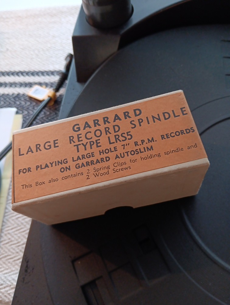 VTG DENON DP-25F FULL AUTOMATIC TURNTABLE w/OPERATING INSTRUCTIONS & Spindle