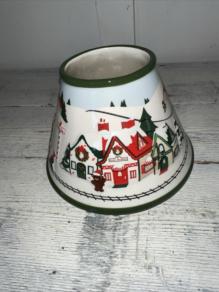 White Barn Candle Company Jar Christmas Winter Diffuser Top Ceramic