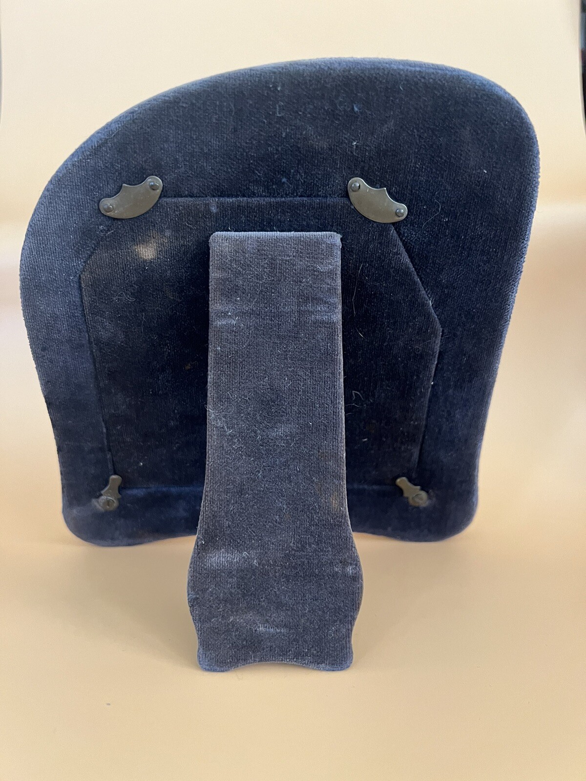 English Hammered Sterling & Enamel Art Nouveau Style Photo Frame