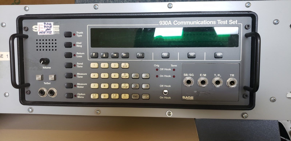 SAGE 930A Communications Test Set - 2 units availabe