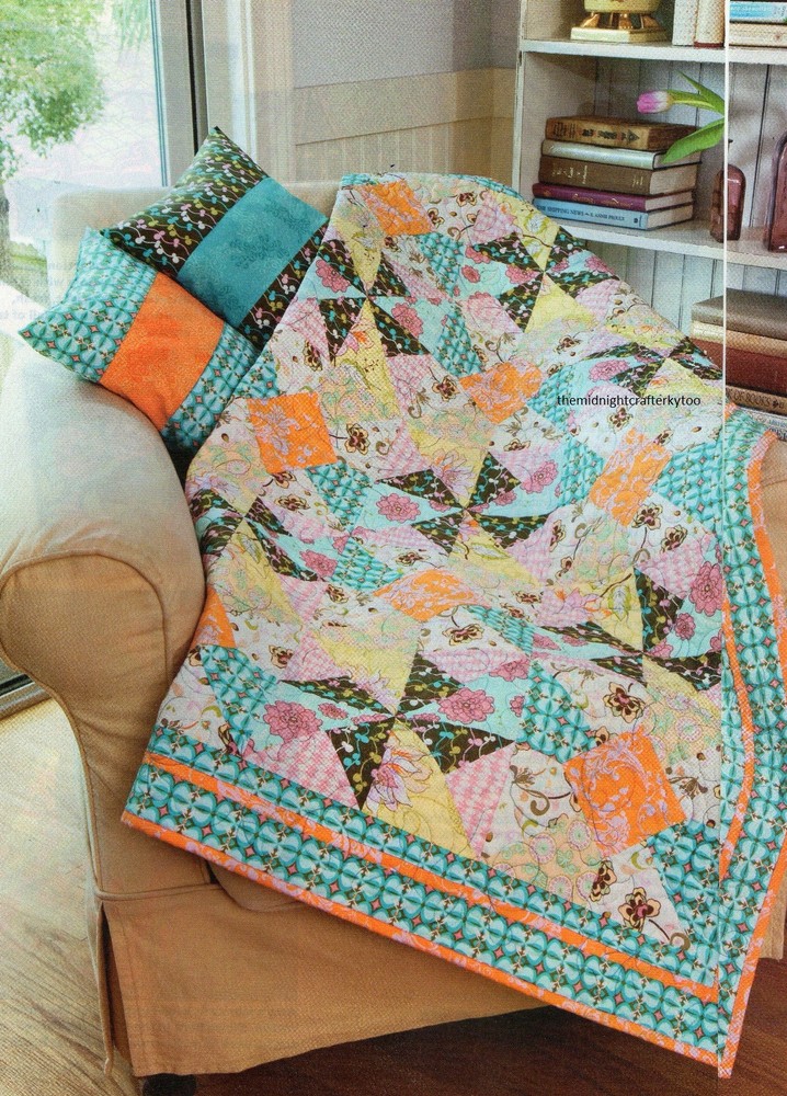 Pinwheels Spin Quilt Pattern Pieced PB