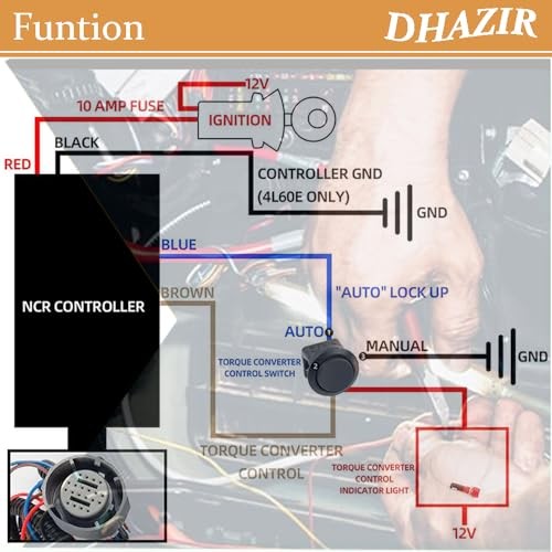 NCR60E 4L60E Stand Alone Controller Manual Shift Conversion Lock Up
