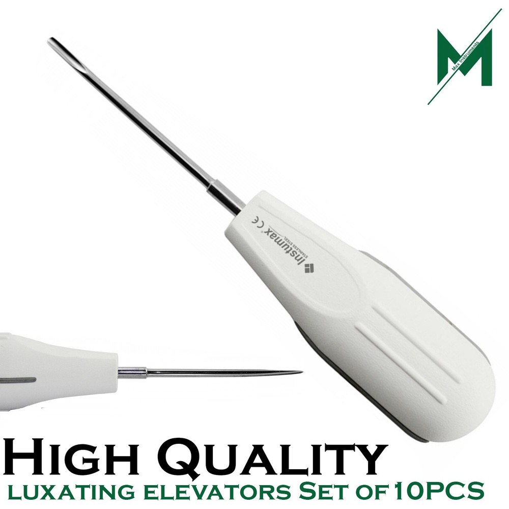Dental White Root Elevator Oral Surgery PDL Luxating Tooth loosening Diff Sizes