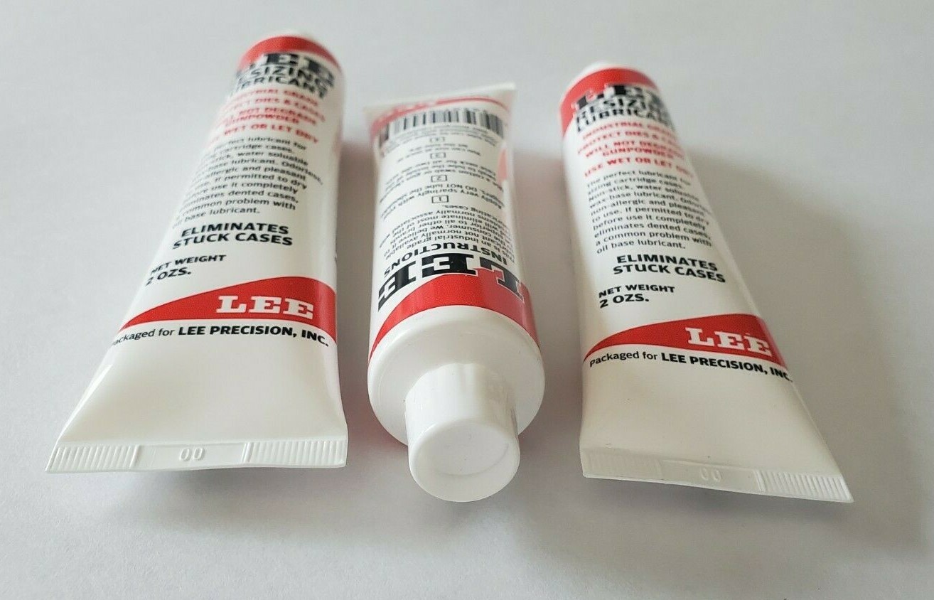 3 Pack of LEE 90006 2oz Resizing Lubricant Industrial Grade