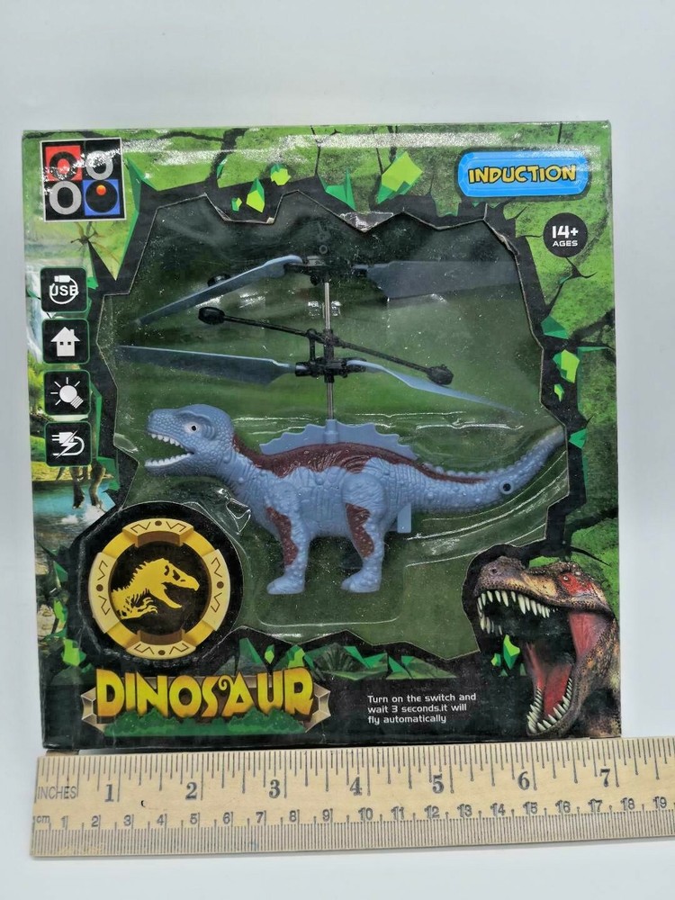 Flying Dinosaur Helicopter Induction USB-Rechargeable Sensor controlled Toy US