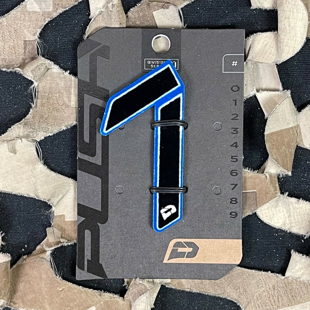 NEW Push Division Number Patch #7 - Blue