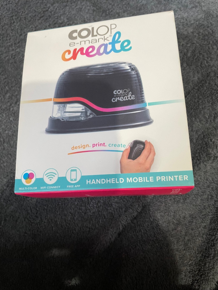 COLOP E-mark Create Portable Handheld Wireless Color Printer & Label Maker NIB