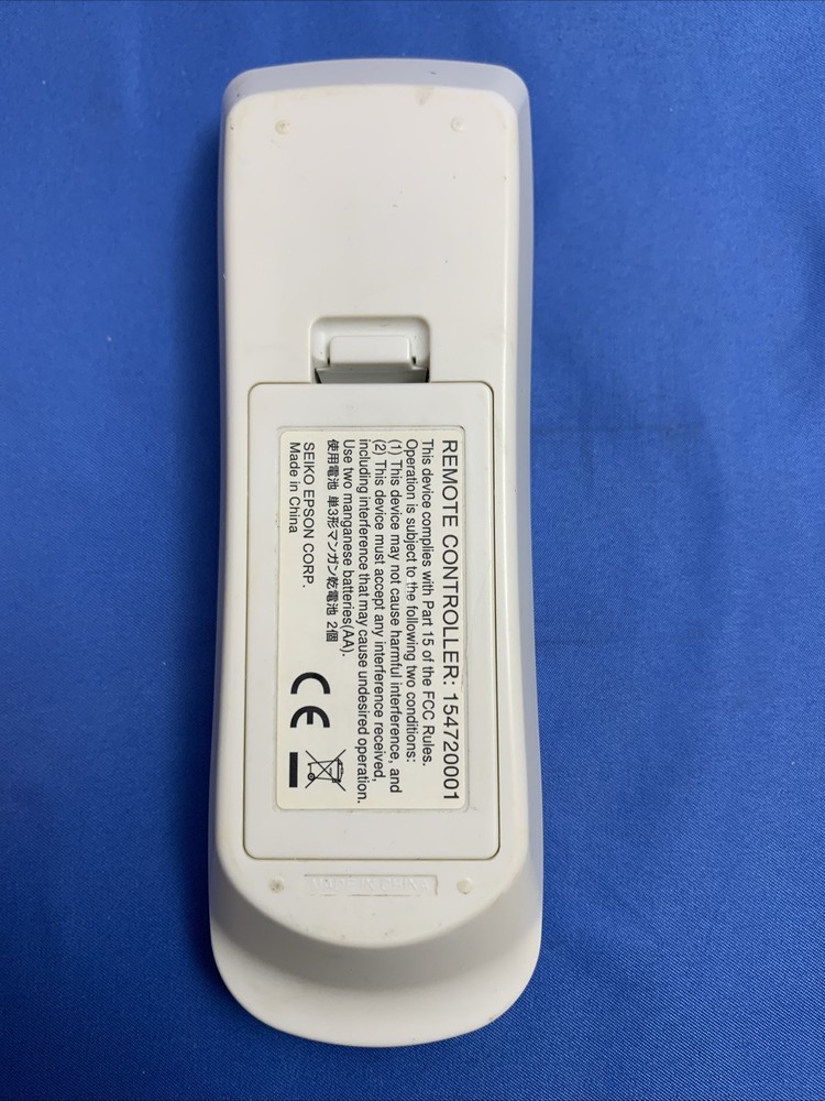 Genuine Seiko Epson 154720001 Projector Remote Control