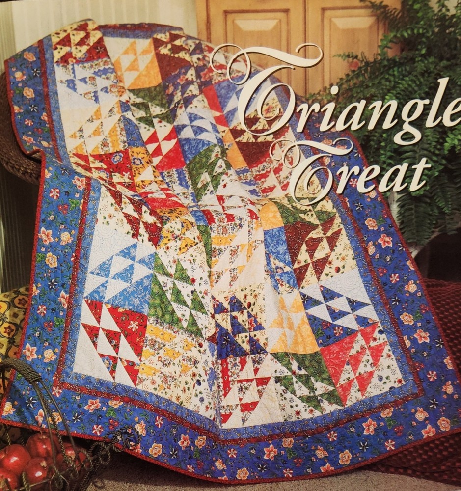"Triangle Treat" Quilt Pattern from 2001 Magazine Confident Beginner