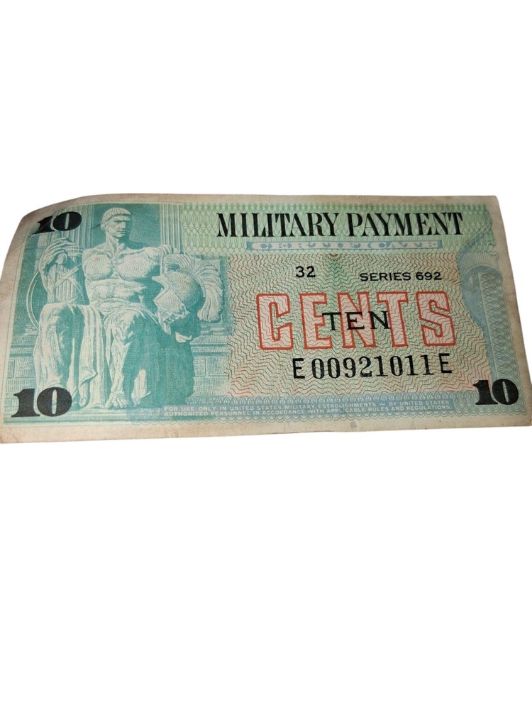 21 Count 10 Cent Military Payment