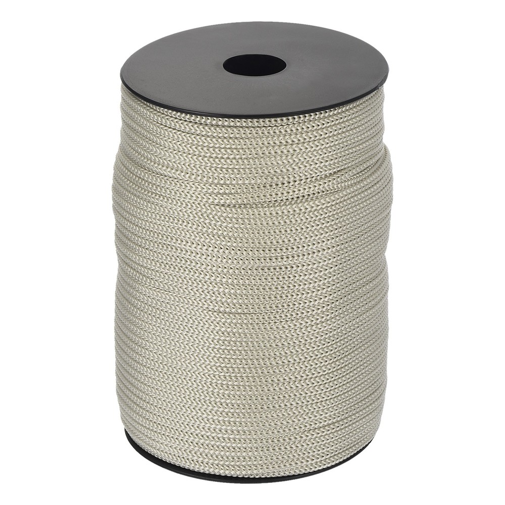 5/32 Inch Polypropylene Rope Braided Ropes, 328ft Nylon Rope Camel