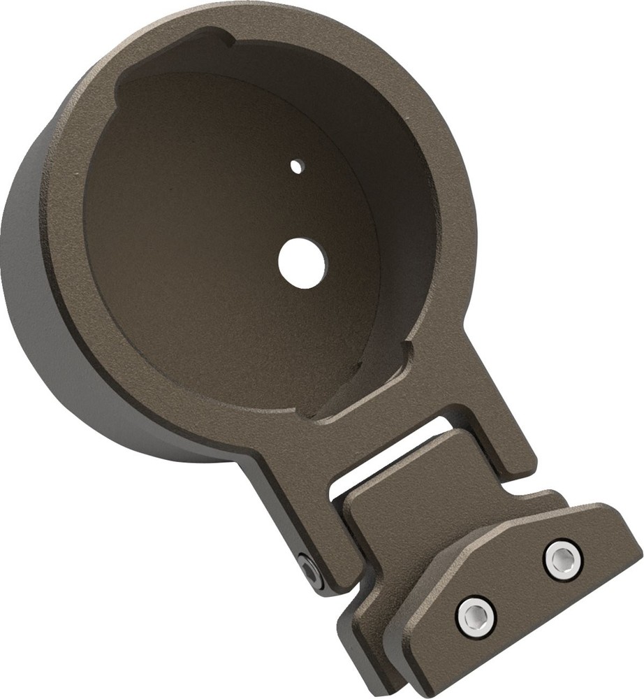 LA Choppers Bronze Single Gauge Mount for Performance Risers (LA-7397-01Z)