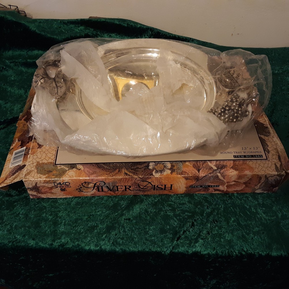Davco No. 1885 Silver Plate Serving Dish - Free Shipping