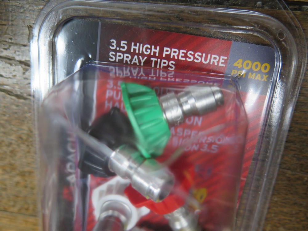 Apache 3.5 High Pressure Five Color Coded Spray Tips