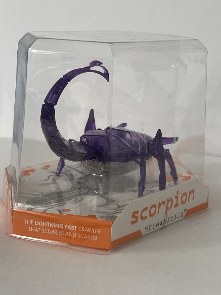 HEXBUG- Micro Robotic Creatures Scorpion Mechanicals Purple Robot Insect New