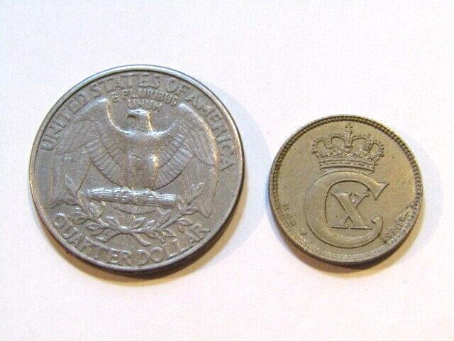 Denmark 1920 25 Ore Coin