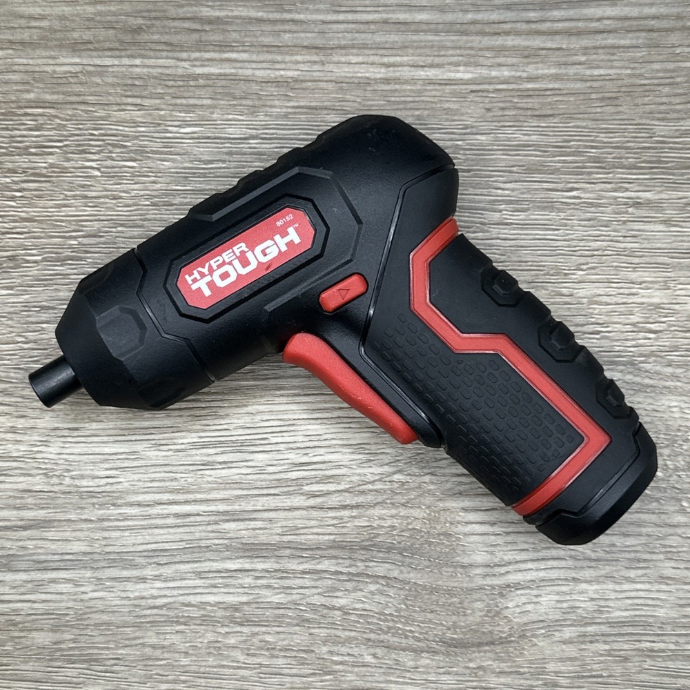 Hyper Tough 4-Volt Max Lithium-Ion Angle Grip Screwdriver, 80152