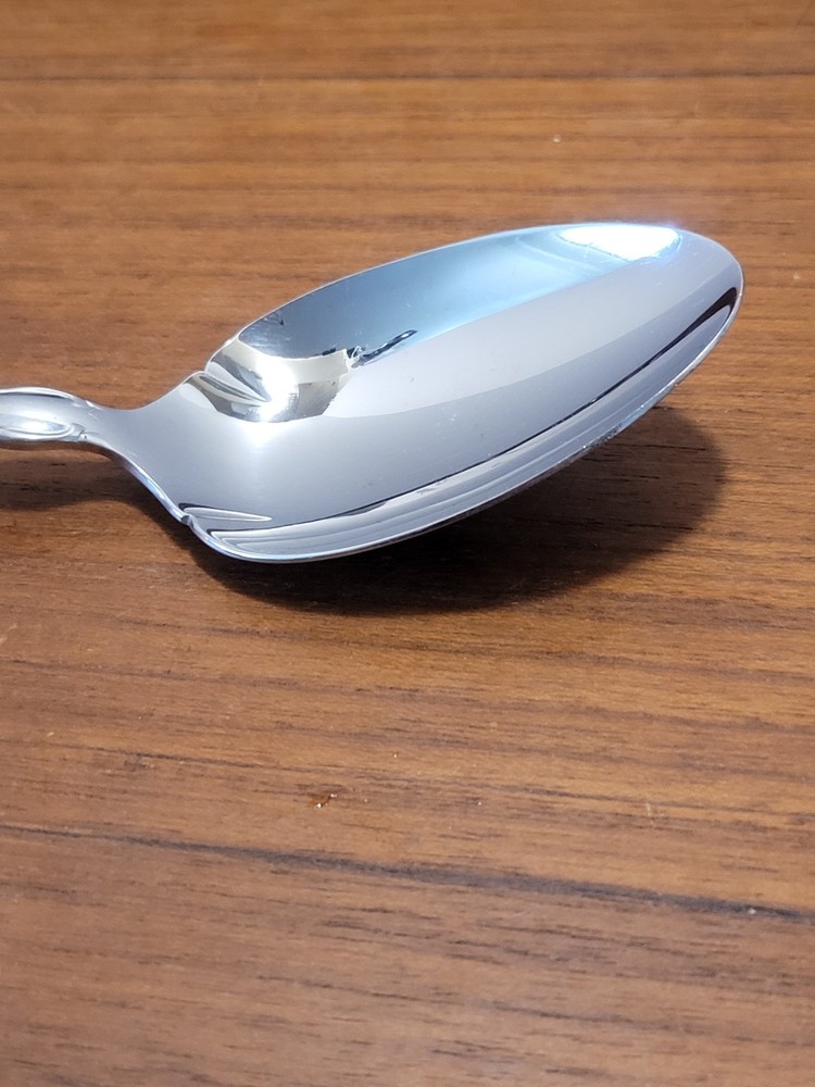 Single Oneida Community Cantata 8 3/8" Stainless Solid Serving Spoon