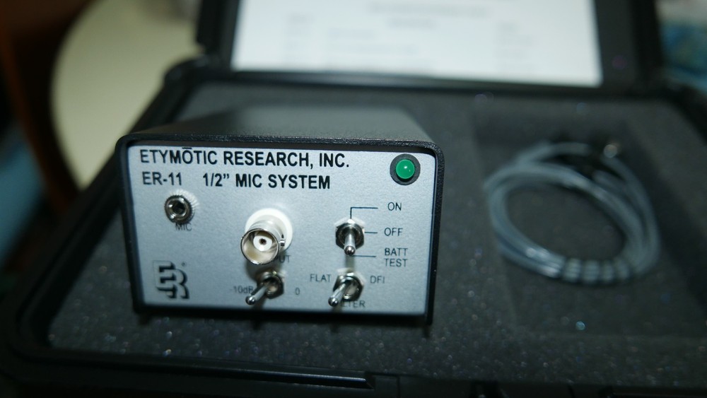 Etymotic Research ER-11 1/2'' Microphone System for DB100 Zwislocki Coupler