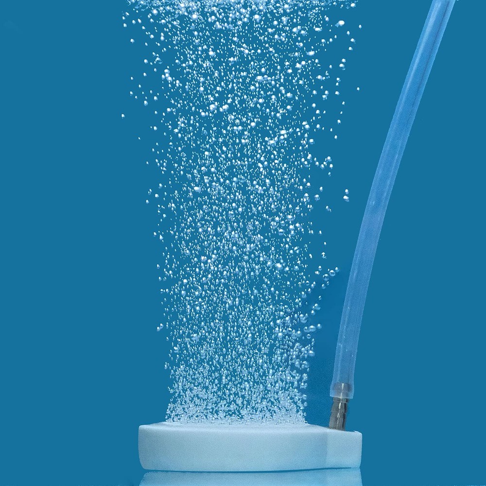 Pawfly 2 Inch Air Stone Disc Aerator Bubble Diffuser for Small 2 inch, White