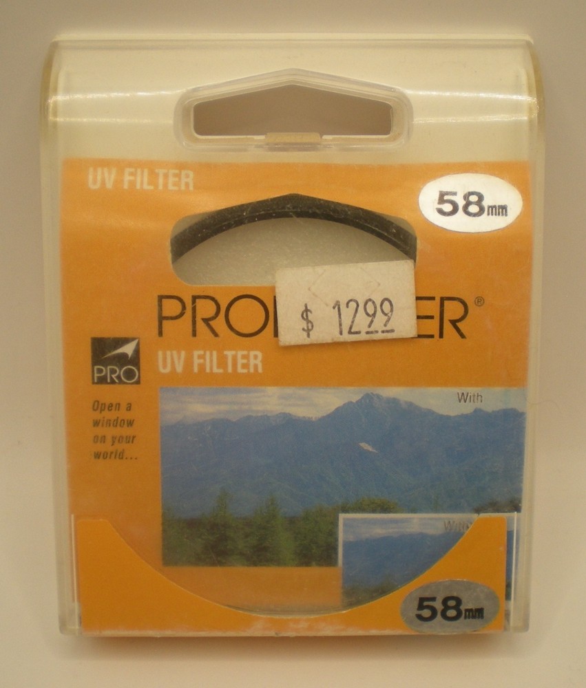 Promaster UV Filter  58mm  Camera Lens Filter  New
