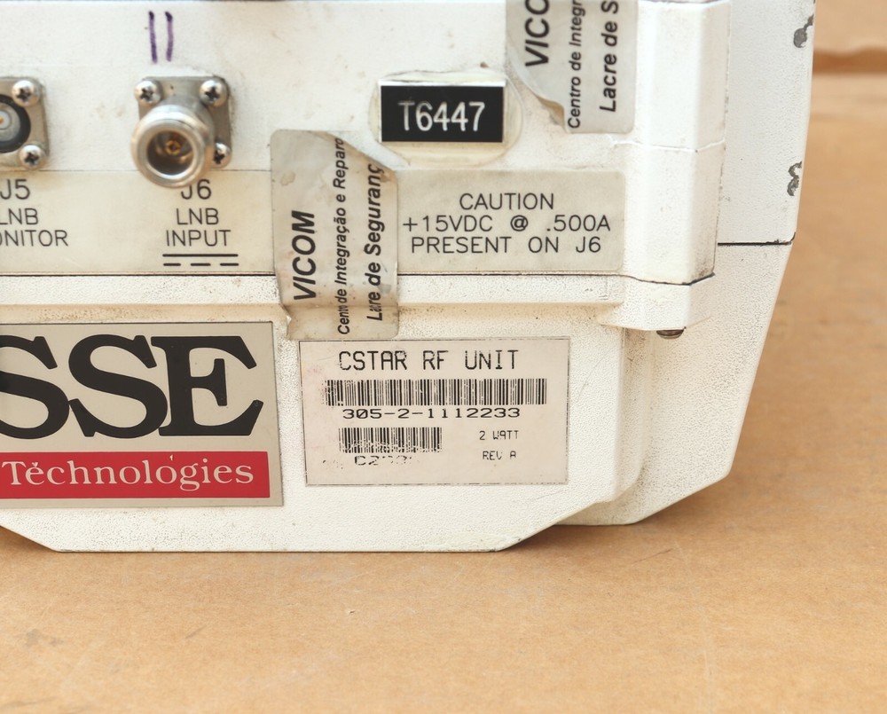 SSE TECHNOLOGIES CSTAR RF UNIT 30521112233 TRANSCEIVER (2)