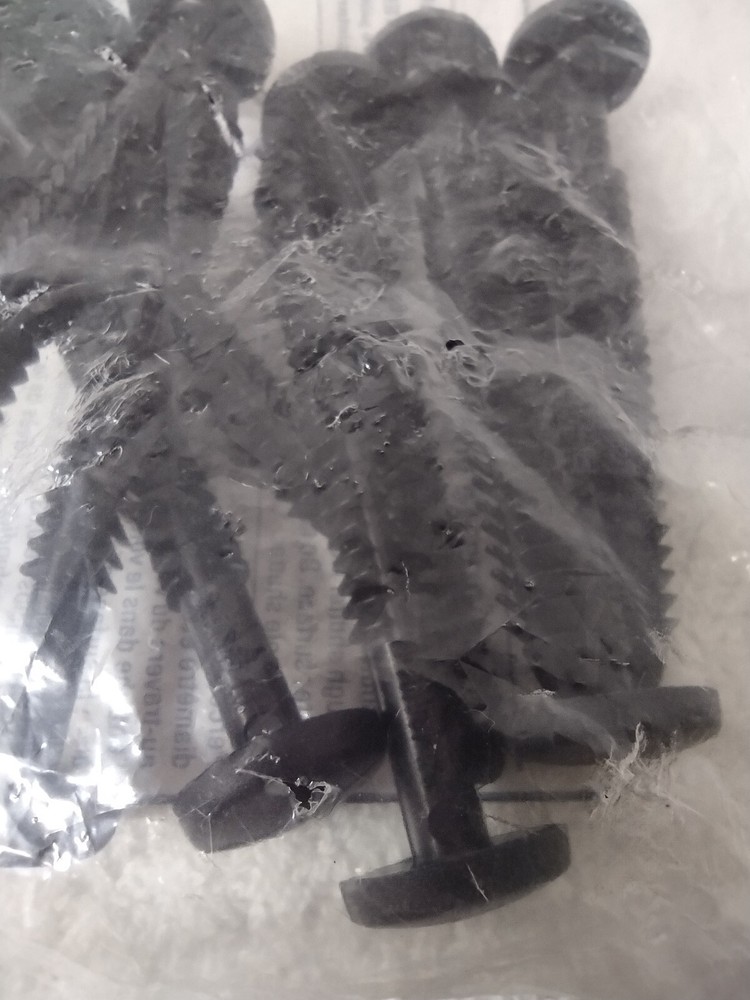 Window Shutter Fasteners 3" Spike Lock Fasteners Forest Black - 12CT