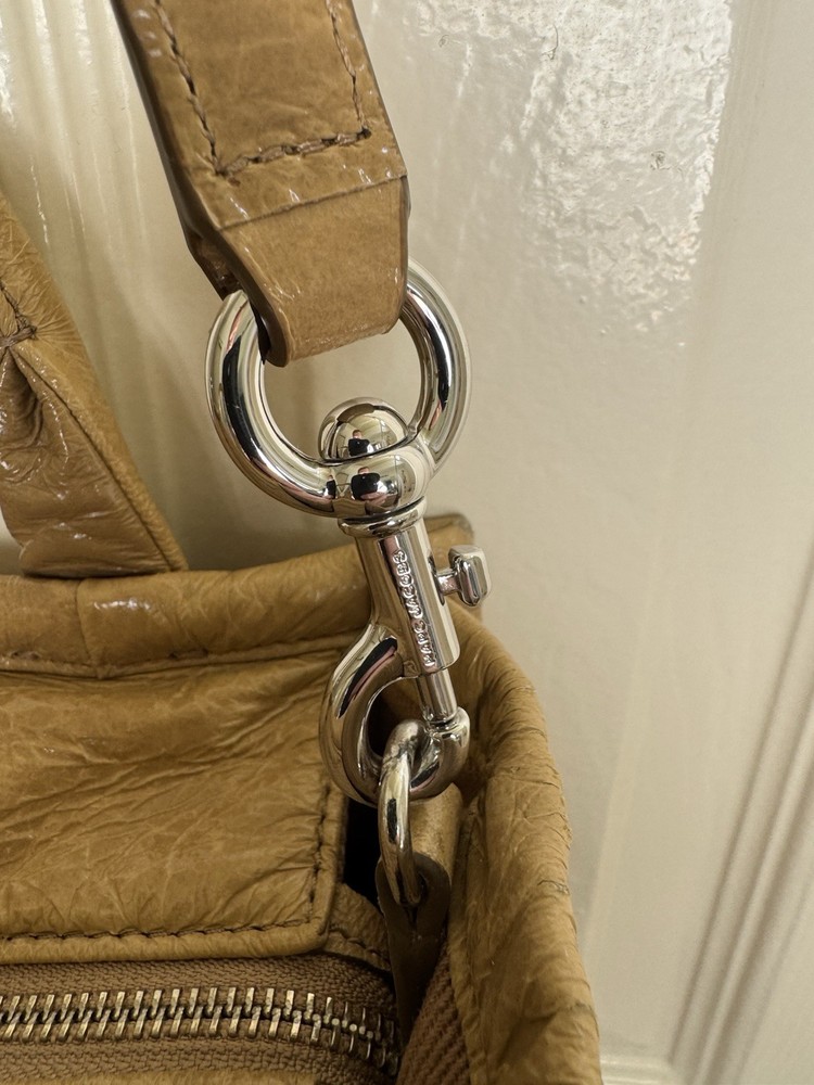 Marc Jacob’s The Tote Bag crinkle Tan Leather