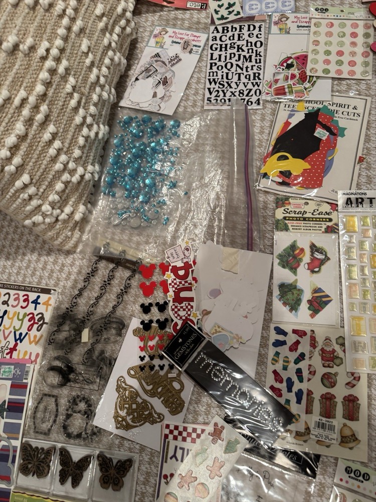 Large lot - Scrapbooking Supplies