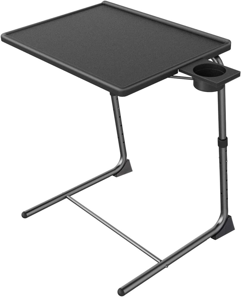 Adjustable TV Tray Table TV Dinner Tray on Bed & Sofa Comfortable Folding Table