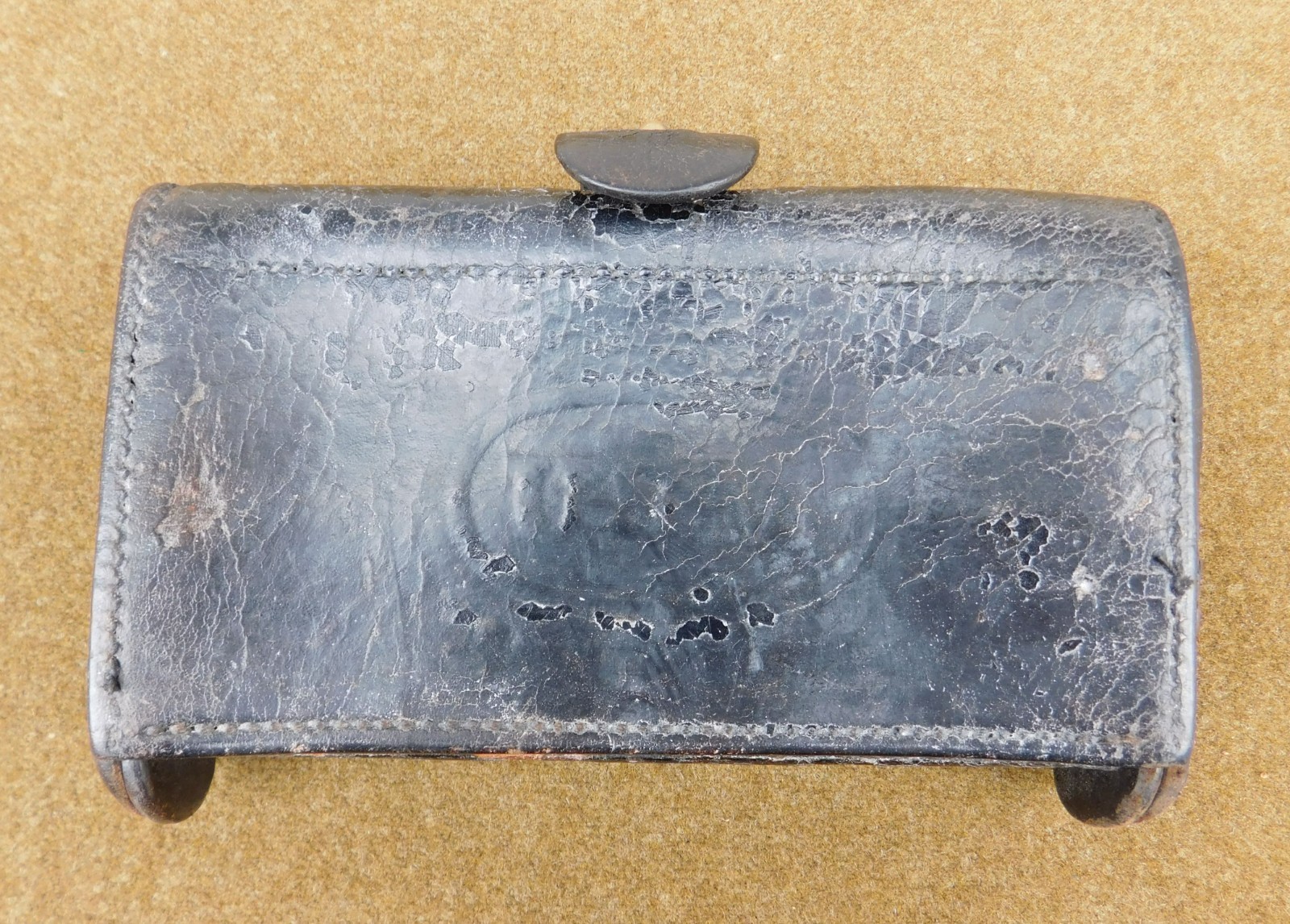RARE ORIGINAL INDIAN WARS USM U.S. MARINE CORPS M1874 MCKEEVER CARTRIDGE BOX